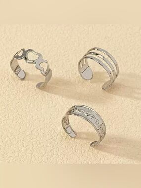 💎 NEW 💎 Silver Toe Ring Set 💎